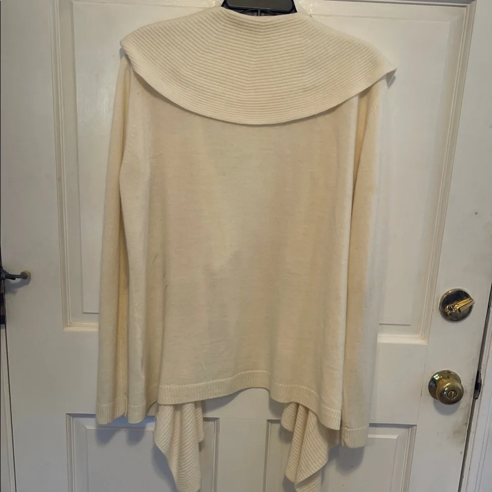 Covington Cream Ruffled Cardigan - Picture 2 of 2